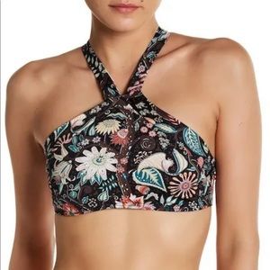 L*Space Serena High Neck Bikini Top D Cup